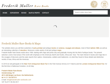 Tablet Screenshot of frederikmuller-rarebooks.com